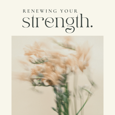 Renewing Your Strength