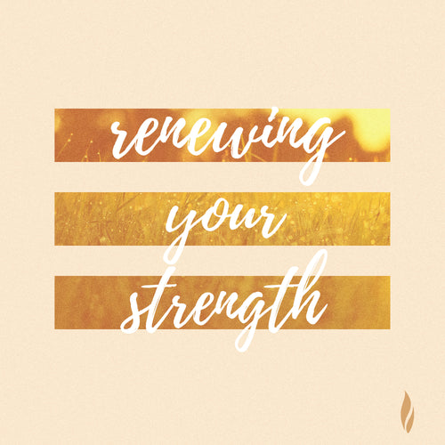 Renewing Your Strength